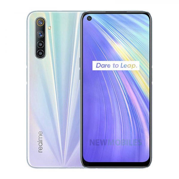 Realme 6 Comet White Official Image